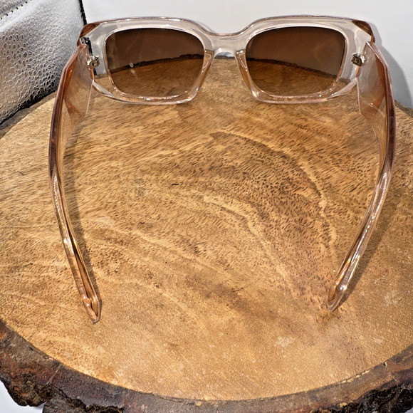 Mosanana Pink Rectangle Sunglasses Vintage Retro Fashion Trendy Clear 68-13-132 - Picture 5 of 8